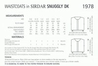 Knitting Pattern - Sirdar 1978 - DK