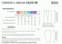 Knitting Pattern - Sirdar 9005 - DK