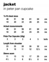 Knitting Pattern - Peter Pan P1043 - Cupcake