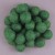 Handmade Felt Accessories - 15mm Balls - Xmas Green