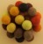 Handmade Felt Accessories - 15mm Balls - Yellows & Browns