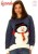 Knitting Pattern - Wendy 5593 - Aran - Snowman Sweater