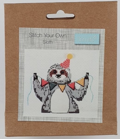 Sloth - Counted Cross Stitch Kit