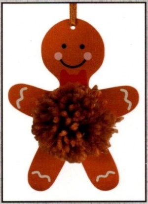 Gingerbread Man - PomPom Kit