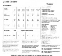 Knitting Pattern - James C Brett JB029 - Chunky - Sweater