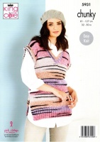 King Cole Homespun Prism DK 5997 Sweaters Knitting Pattern