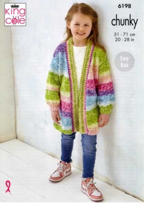 King Cole Childs 'Easy Knit' Sweaters Pattern 5324 - Chunky King Cole Childs 'Easy Knit' Sweaters Pattern 5324 - Chunky