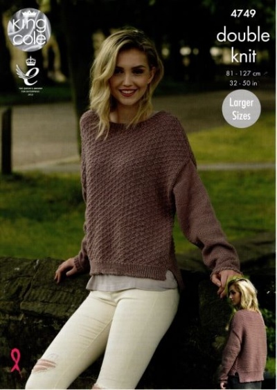 Cottontail Crafts Knitting Pattern 4749 Ladies Cardigans in