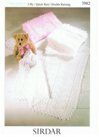 Knitting Pattern - Sirdar 3982 - Snuggly 3 Ply