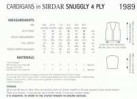 Knitting Pattern - Sirdar 1989 - 4 Ply