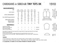Knitting Pattern - Sirdar 1910 - DK