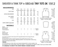 Knitting Pattern - Sirdar 1912 - DK