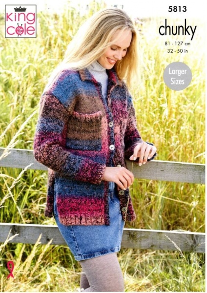 ladies chunky cardigan pattern