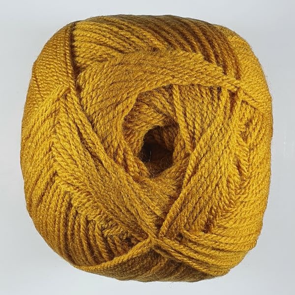 mustard aran wool