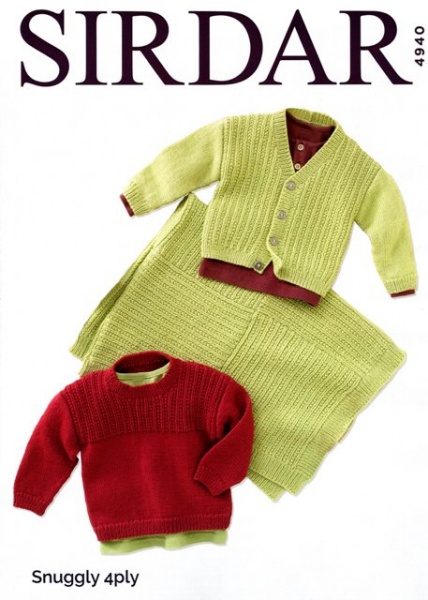 Birth to 7 Years Pattern No 1742- Hats Sirdar Snuggly 4 Ply