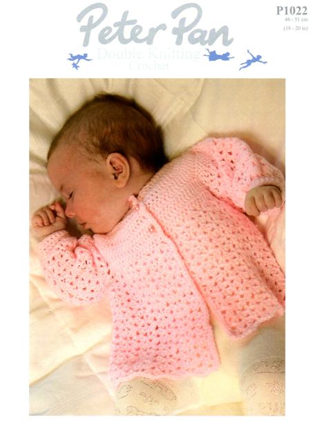 crochet matinee jacket pattern