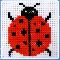 Ladybird - Counted Cross Stitch Kit