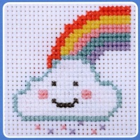 Rainbow Cloud - Counted Cross Stitch Kit