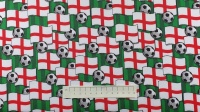 Fabric by the Metre - 065 Football and England Flag