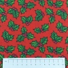 Fabric by the Metre - 856 Christmas Holly - Red