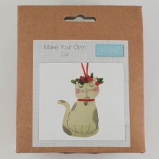 Festive Cat - Felt Decoration Kit