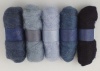 Felting Fibre - Blue Assortment